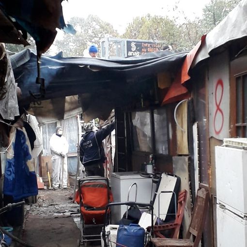 Campo abusivo rom di via Germagnano: abbattute 28 baracche abusive [VIDEO]
