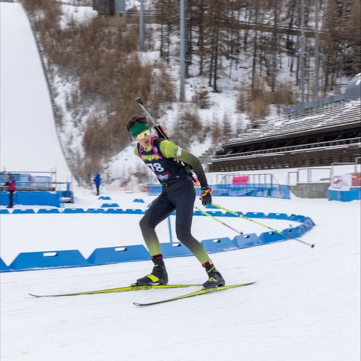 Atleta di Biathlon