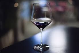 Bicchiere di vino rosso