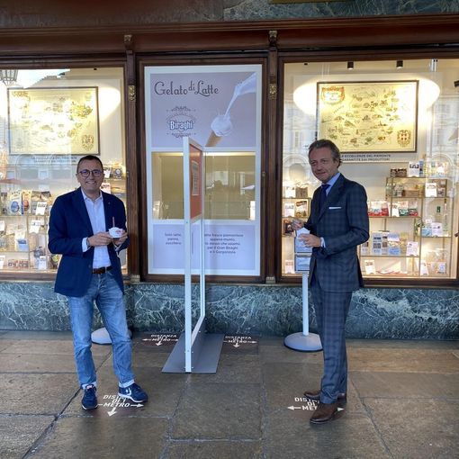 Biraghi porta il suo storico gelato di latte a Torino