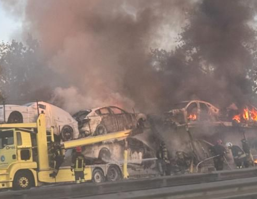 Autostrada bloccata in coda