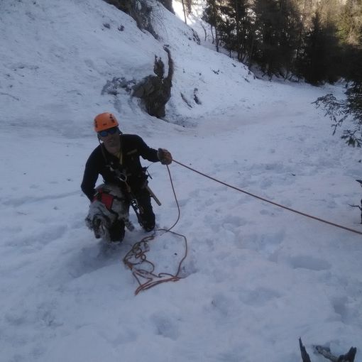 Bardonecchia: il cane si perde nella neve e il padrone resta bloccato in una zona impervia