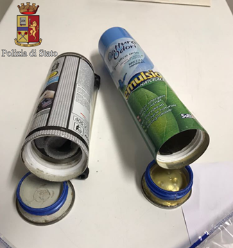 La cocaina era nascosta nella bomboletta spray: arrestato uno spacciatore (VIDEO)