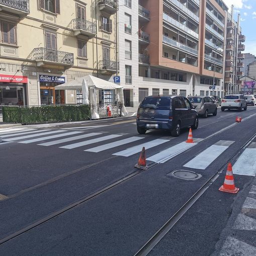 Ciclabile via Nizza, si va avanti: aperto il tratto da via Sommariva a corso Maroncelli