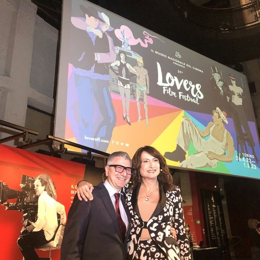In foto, Domenico De Gaetano e Vladimir Luxuria