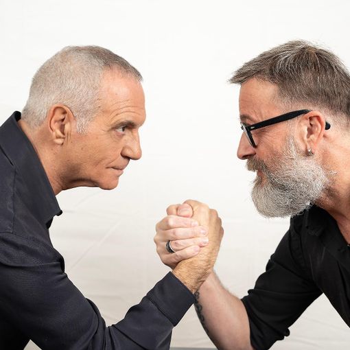 Giorgio Panariello e Marco Masini in concerto al Foro Festival di Carmagnola