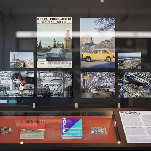 Alla Pinacoteca Agnelli, il nuovo display espositivo dedicato alla storia della FIAT