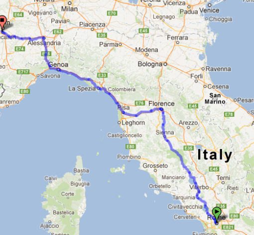 La linea Roma-Torino è la più verde in Europa