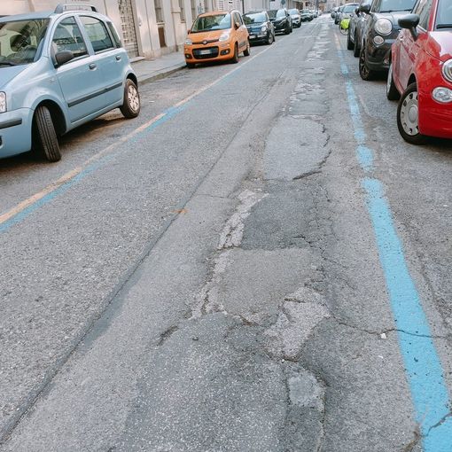 buche nella strada