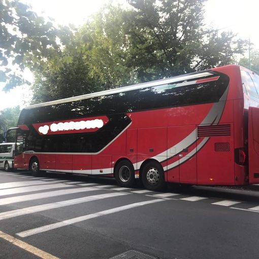 bus sanzionato dai vigili urbani bus sanzionato dai vigili urbani