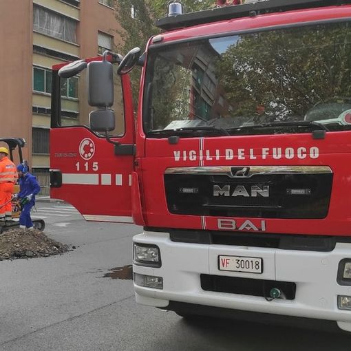 camion dei vigili del fuoco