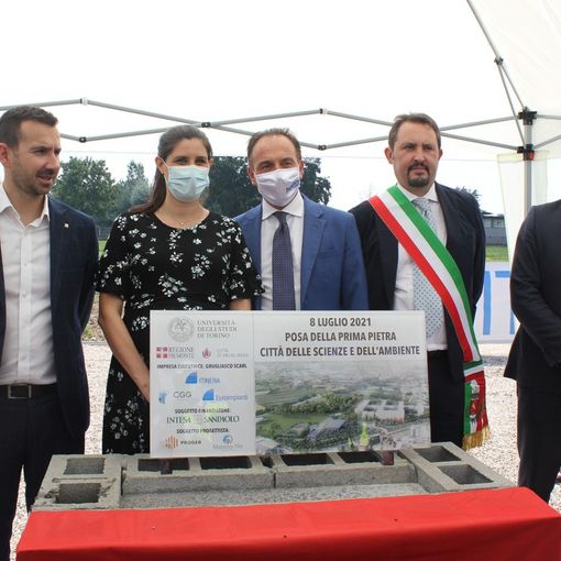 La posa della prima pietra al Campus di Grugliasco