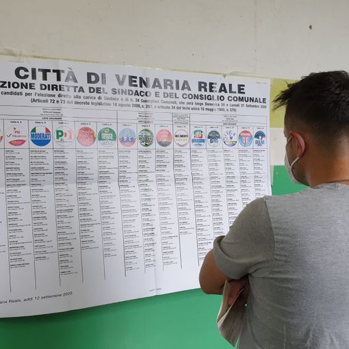Venaria, chiusi i seggi: affluenza al 67,04% per eleggere il sindaco