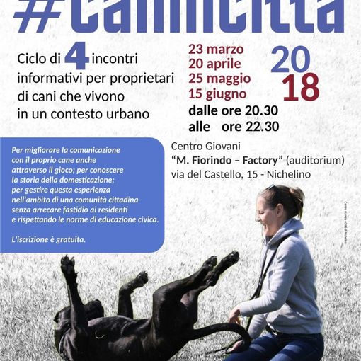 Nichelino, domani parte l'iniziativa “#Canincittà”