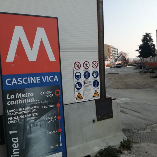 cantiere metro in corso francia
