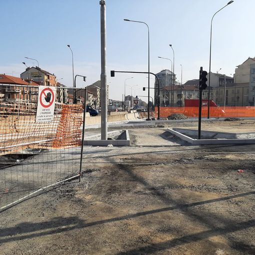lavori corso grosseto - foto d'archivio