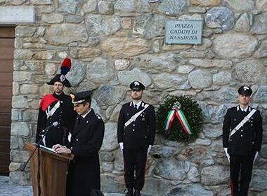 A Carema inaugurata questa mattina piazza Caduti di Nassiriya