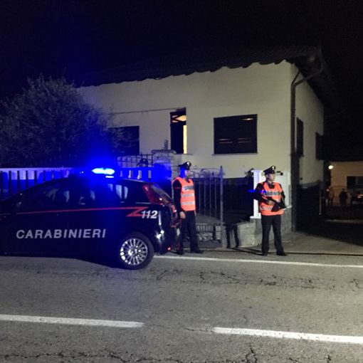 Immagine di repertorio dei carabinieri di Montalenghe