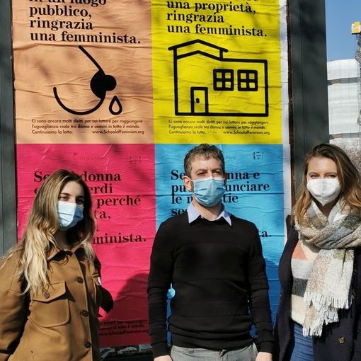 cartelloni pubblicitari pro femminismo