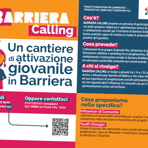 cartolina di iniziativa per giovani