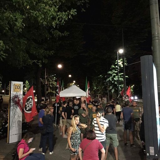 CasaPound e il presidio al Valentino: &quot;Basta a zone franche controllate da bande di spacciatori&quot;