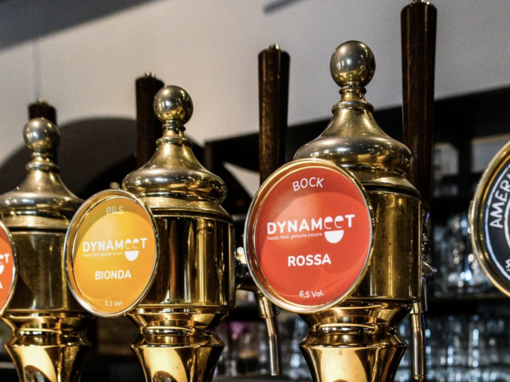 La scelta di birre artigianali è ampia nei locali di Dynameet