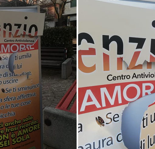 A Settimo distrutto totem del centro antiviolenza: &quot;Atto che non arresta il nostro impegno per le donne&quot;