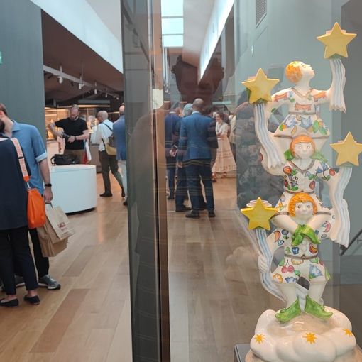 Apre il terzo piano della Galleria Sabauda con la nuova collezione di ceramiche Lenci. Sgarbi: &quot;Accendono una passione sconfinata&quot;