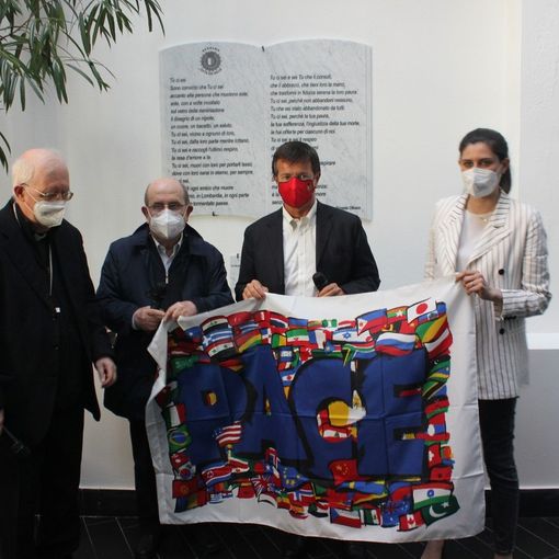 al sermig cerimonia per le vittime del covid