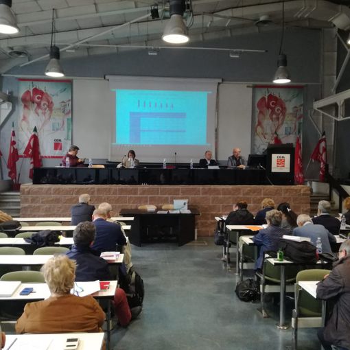 A Torino l'attivo unitario di 500 delegati e pensonati di Cgil, Cisl e Uil