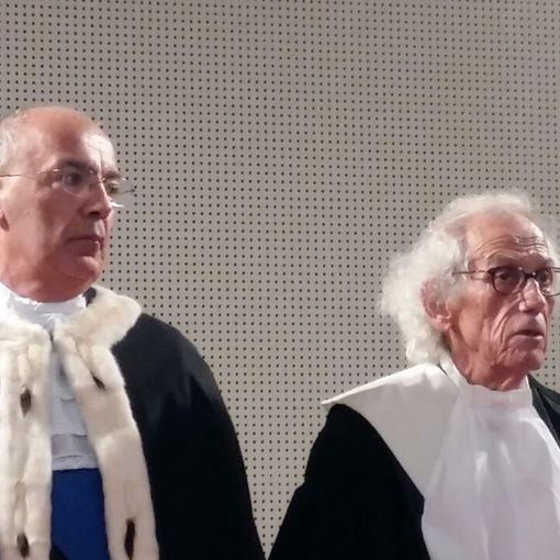 Christo insignito stamattina della laurea honoris causa all'Università di Torino