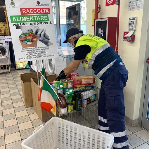 La Protezione Civile di Nichelino continua la distribuzione di cibo solidale