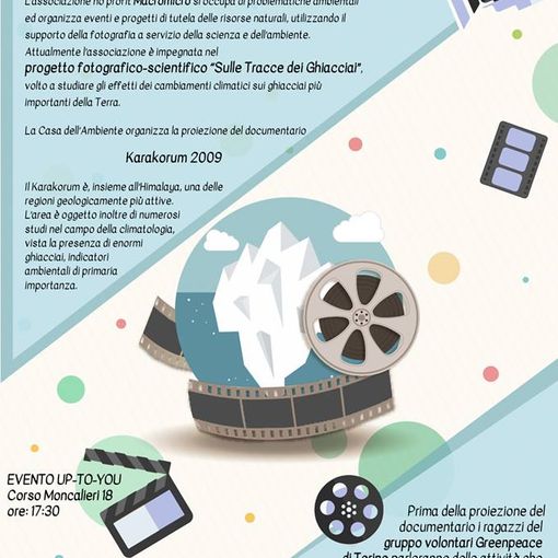 Il CinECOforum di Casa dell’Ambiente il 23 marzo si mette Sulle Tracce dei Ghiacciai