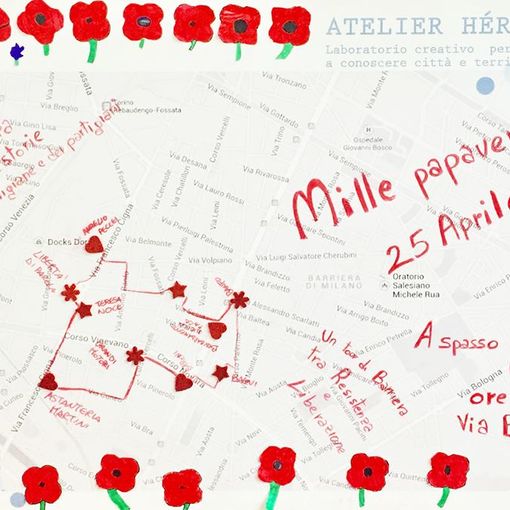 “Mille papaveri rossi”: il 25 aprile in Barriera di Milano una giornata dedicata alla resistenza con i bambini protagonisti
