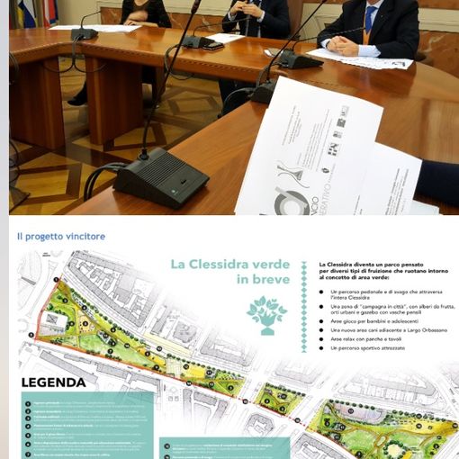 Il progetto &quot;Clessidra verde&quot; vince la riqualifica della circoscrizione 1
