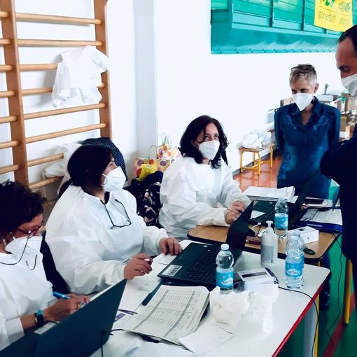 Alberto Cirio e hub vaccinale