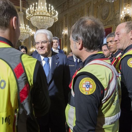 Il CNSAS dal Presidente Mattarella