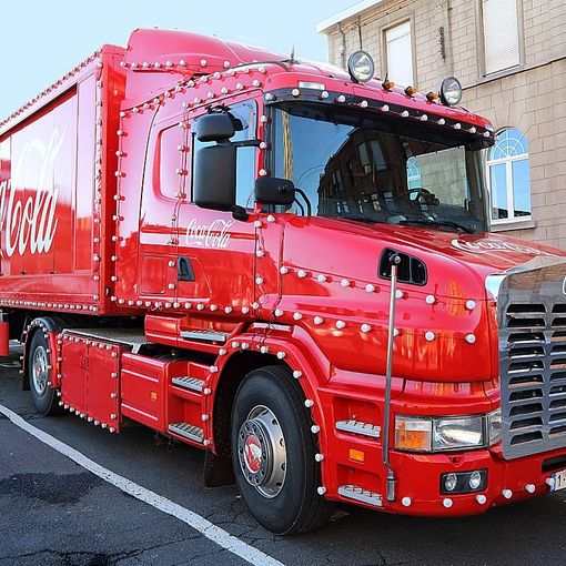 Il camion della Coca Cola