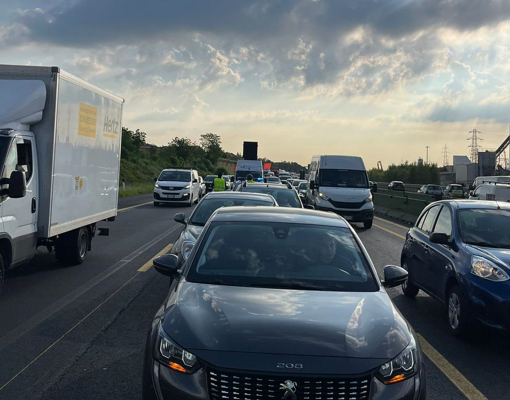 incidente e code in tangenziale