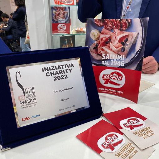 Raspini premiata con due &quot;Salumi&amp;Consumi Awards&quot;