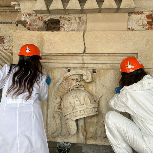 Dalla balaustra di Palazzo Madama, le visite all’unico cantiere verticale accessibile d’Italia [FOTO]