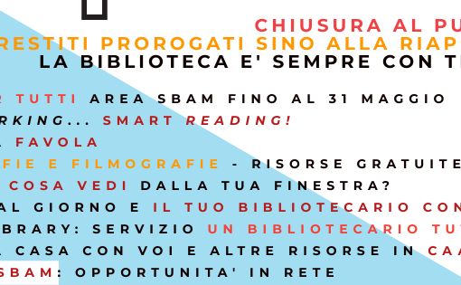 Chieri, la biblioteca non può riaprire, ma continua la sua attività via Internet