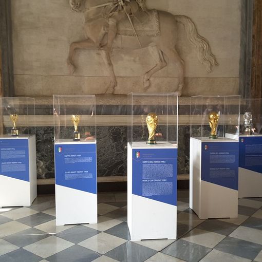 Le coppe dell'Italia a Palazzo di Città