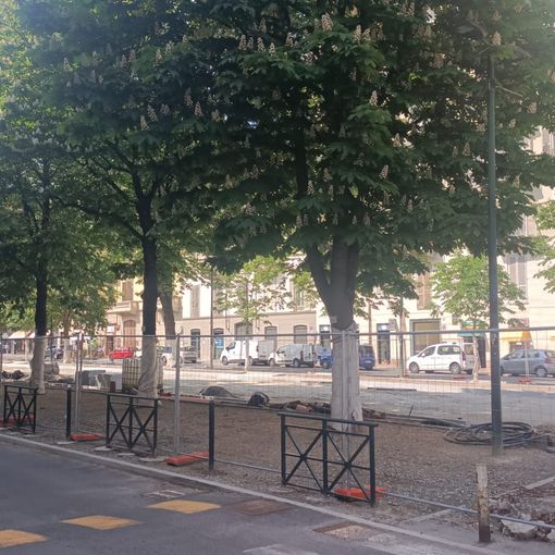 Corso Marconi, a ottobre fine del cantiere di riqualificazione. Ed il turet si sposta davanti alla scuola
