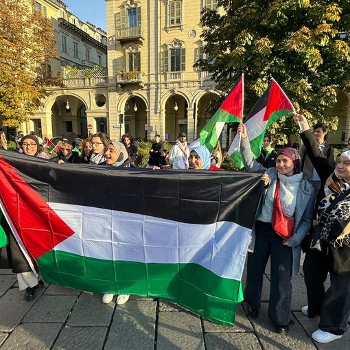 manifestazione pro Palestina