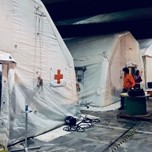 Il &quot;Covid hospital&quot; di Torino Esposizioni si ricicla come centro vaccinale