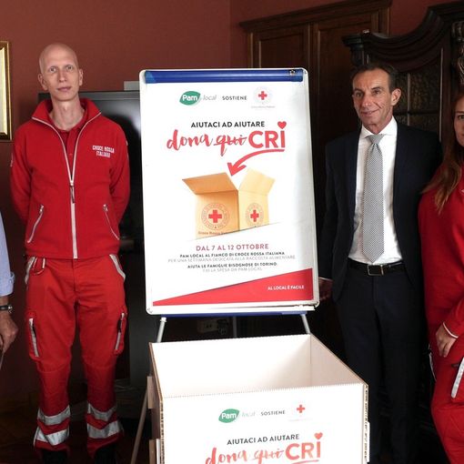 Croce Rossa e Pam insieme per le fasce più deboli di Torino: dal 7 al 12 ottobre torna la raccolta alimentare