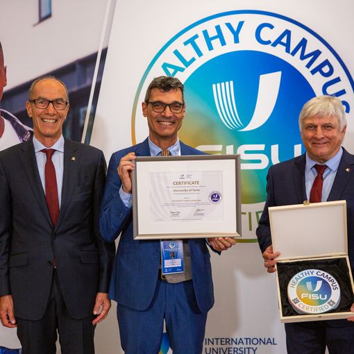 Progetto Healthy Campus, Unito premiata dalla Federazione Internazionale Sport Universitari