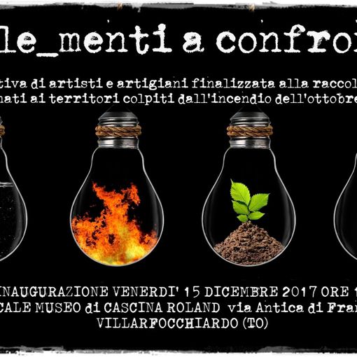 Dopo l'incendio, la risalita: artisti uniti a favore del piccolo Mompantero