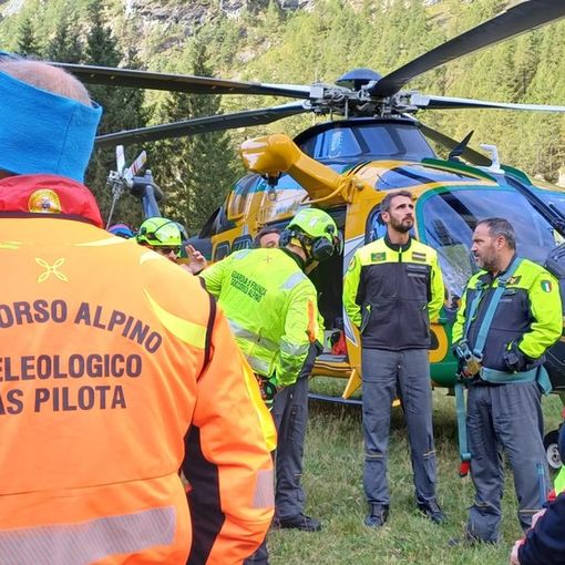 Persona dispersa nella zona di Valprato Soana: il Soccorso Alpino mobilita uomini e mezzi